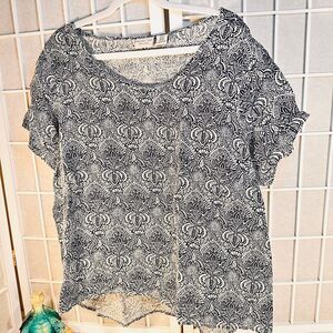 Rachel Zoe 100% Linen Blouse Top Women’s Size 1X